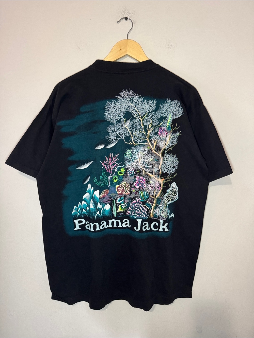 Vintage Panama Jack Coral Reef T-Shirt / XL / 1990s / Single Stitch